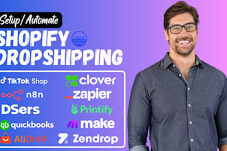 shopify tiktok dropshipping shop setup custom shopify api app fix inventory sync