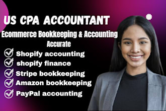 do ecommerce bookkeeping and accounting for shopify amazon stripe and paypal