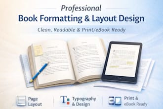 do amazon KDP book formatting, layout design, kindle formating, ebook formatting