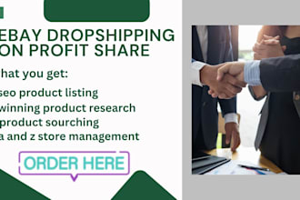 ebay dropshipping on profit share