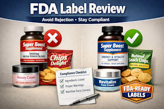 review your fda label for compliance and approval