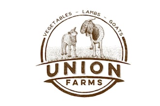design premium attract union farms logo