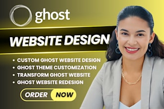 build ghost cms website, ghost theme, newsletter, fix or clone ghost website cms