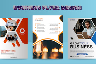 design corporate business  flyer, brochure, and postcard for real estate