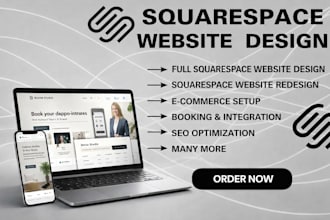 build squarespace website design squarespace website redesign booking website