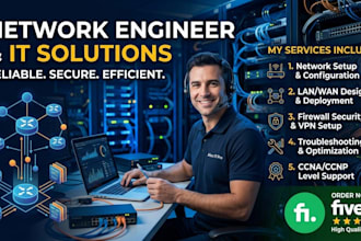 be your expert network engineer for cisco, vpn, and cybersecurity configuration