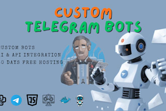 create an advanced telegram bot