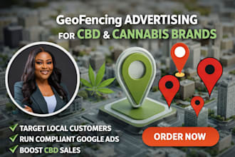 setup geofencing ads for cbd cannabis brand google ads to target local customers