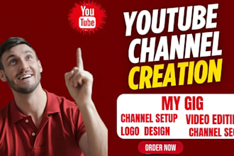 setup, create and optimized video SEO for youtube channel to gain views