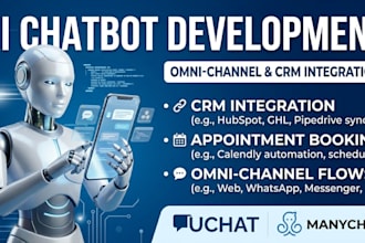 build manychat and botpress ai chatbots for lead generation