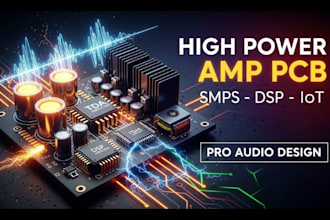 mixed iot audio amplifier pcb, pa systems, dsp smps power system, radios and tvs