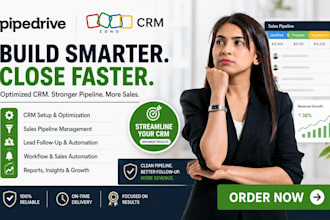 setup optimize your pipedrive zoho crm sales pipeline maintenance lead followup