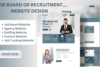 do recruitment website job hiring, staffing job portal, job board agency website