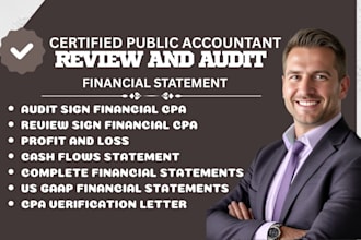 do CPA verification letters, financial statements audit and review