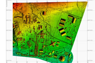 process drone images into orthomosaic, dem, and terrain map