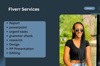 design professional powerpoint presentations and reports