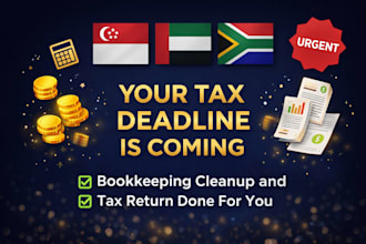 fix your books and file singapore, uae and south africa tax