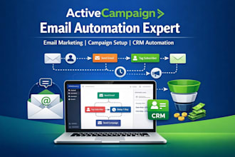 setup active campaign email automation, email marketing campaign CRM migration