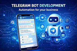 build a telegram bot with admin panel, payments