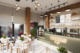 craft clean 3dinterior pastry shop,storefront,coffee shop,bakery,logo,lounge pub