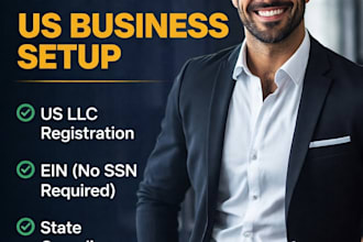 register US llc, get ein for non residents complete business setup
