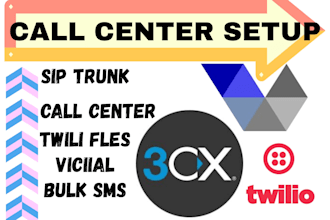setup verified twilio teinyx vicidial plivo account call center