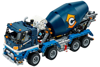 build 3d lego truck, 3d lego car model, lego minifigure, 3d toy for 3d printing