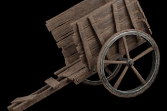 do low poly 3d game props for your games