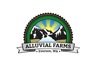 design attractive alluvial farms logo for you