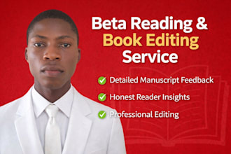 professionally beta read epic fantasy manuscript