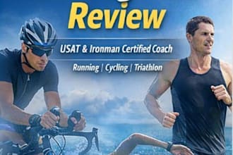 review and improve your running, cycling, triathlon, or ironman training plan
