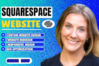 create squarespace website, design or redesign squarespace website developnment