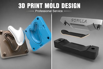 design 3d printable plaster mold for ceramic clay casting and slip casting mold