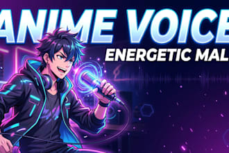 do an energetic anime male character voice