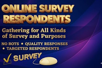 gather real survey respondents to fill online surveys and online forms