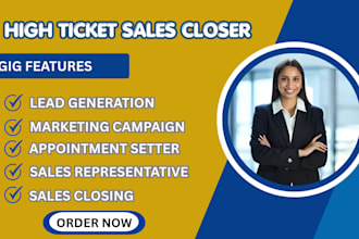 be your sales closer sales rep sales agent high ticket salesperson cold calling