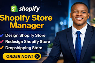 design redesign shopify store create shopify store setup dropshipping