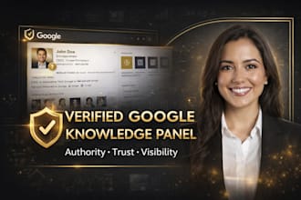 create verified google knowledge panel and knowledge graph for person or brand