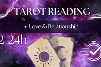 provide an intuitive love tarot reading within 24 hours