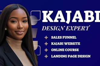 build kajabi landing page, kajabi website, kajabi sales funnel, online course