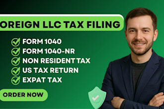 prepare and file irs form 1040 or 1040nr for US residents and nonresidents