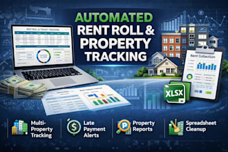 automated rent roll tenant tracking spreadsheet project property investor