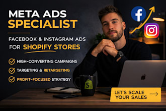 meta ads specialist for facebook tiktok shopify youtube and instagram sales ads