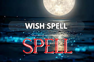 cast wish spell, make your deepest wish heard by the universe
