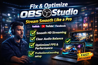 fix obs lag, audio issues and streaming problems