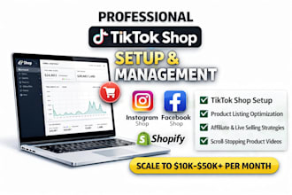 tiktok shop dropshipping ecommerce setup tik tok marketing shopify integration
