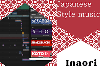 compose cinematic japanese style music for film or game
