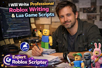 write professional roblox writing and lua game scripts