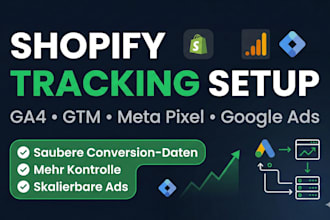 shopify tracking setup ga  meta  google ads