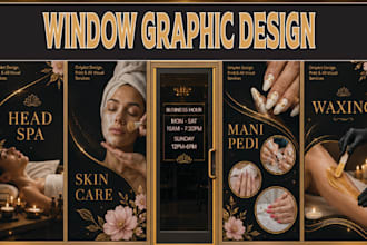 premium window graphics  storefront branding  custom yard signs